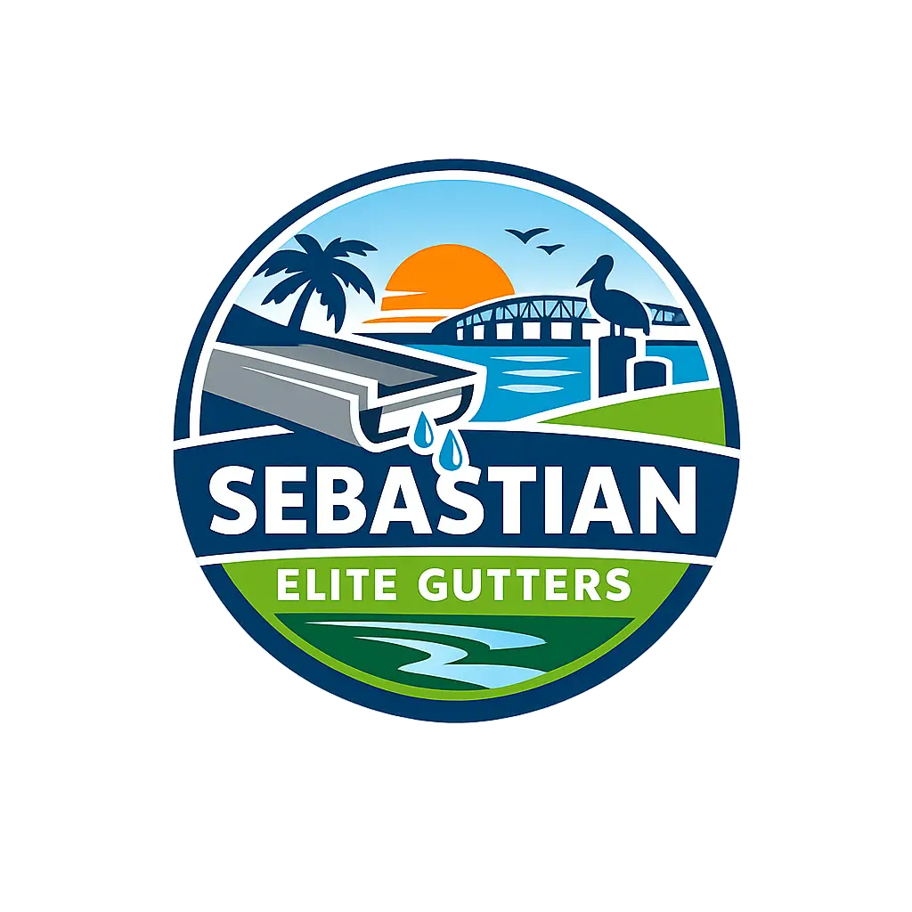 Sebastian Elite Gutters logo for gutter contractor services in Sebastian, FL